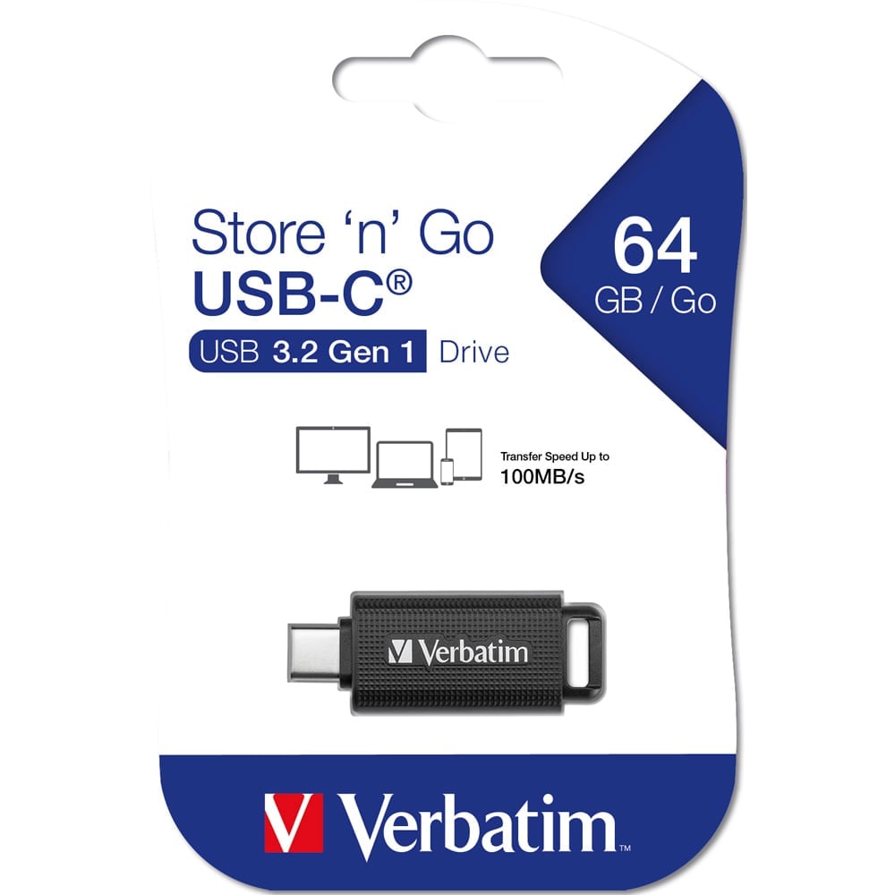 Verbatim 64GB USB-C 3.2 Gen 1 Pendrive Image