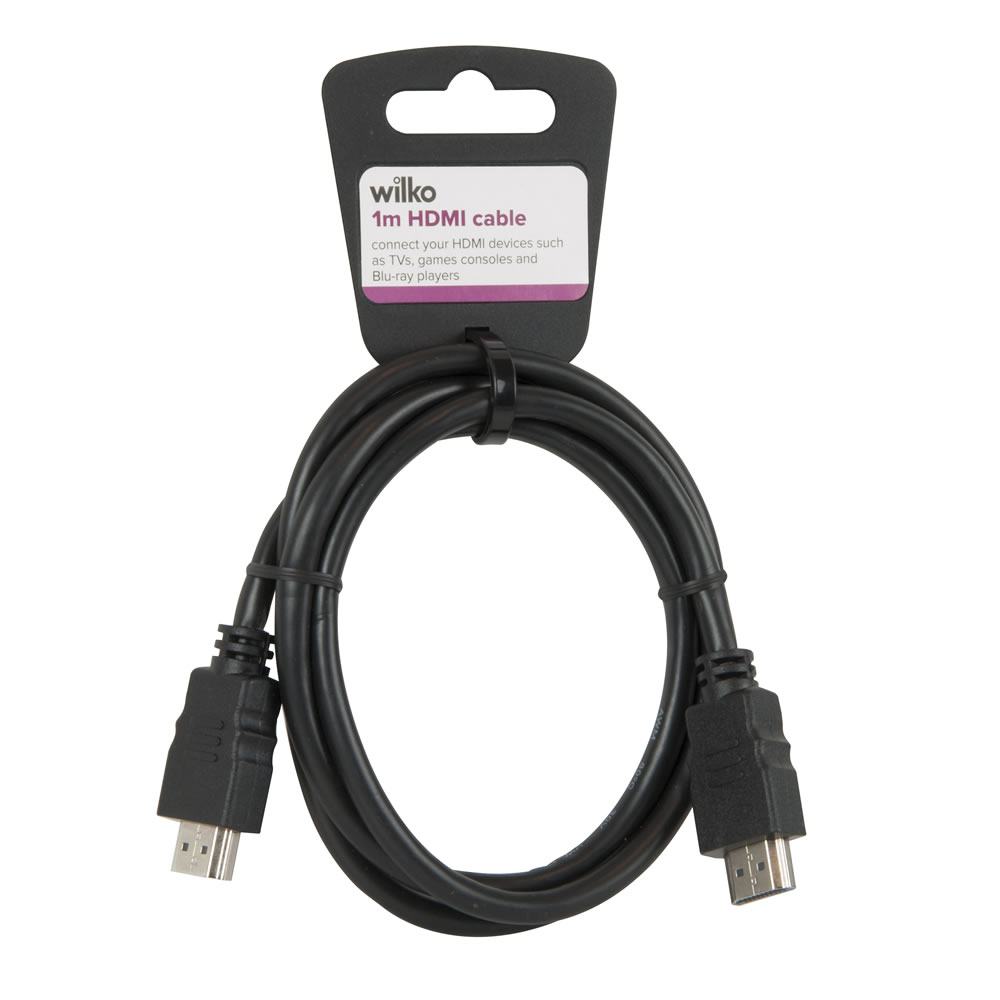 Wilko 1m HDMI Cable Image 2