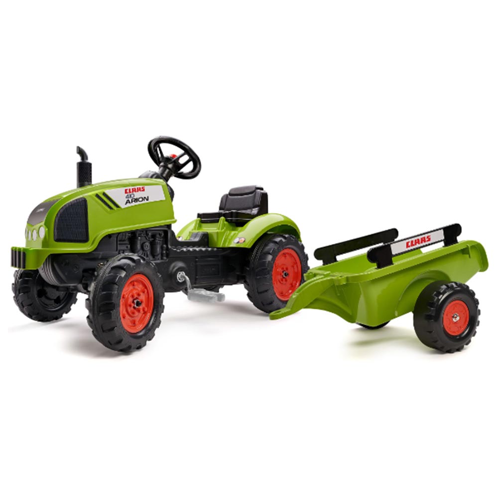 Falk Claas Backhoe with Trailer Image