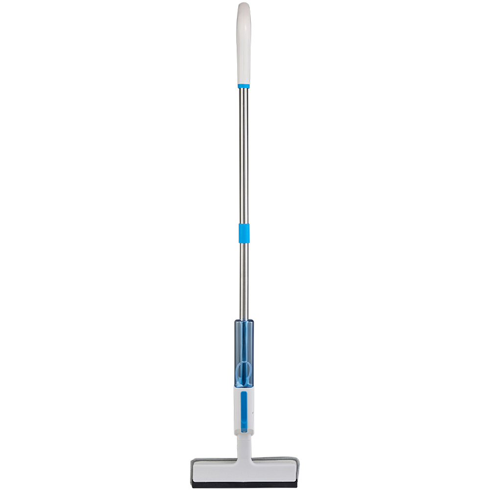 Living and Home Grey White Adjustable Multifunction 2-in-1 Spray Mop and Window Squeegee 40cm Image 3