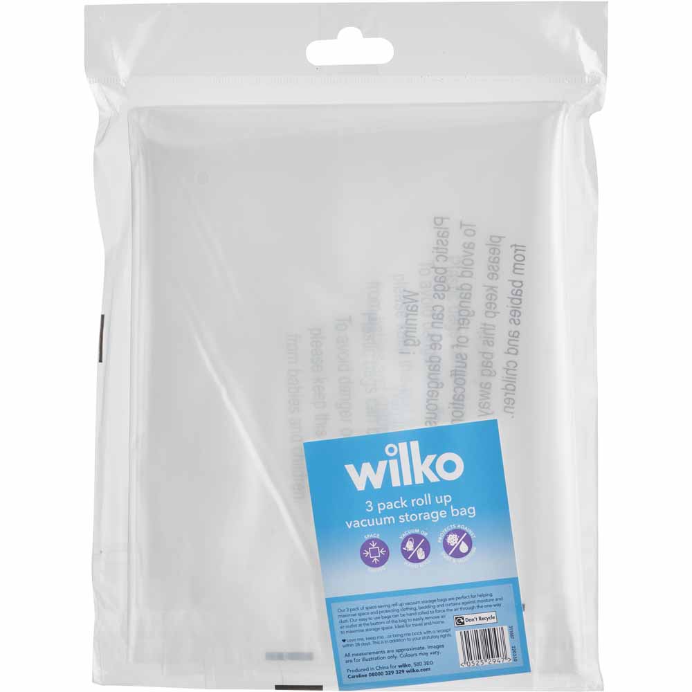 Wilko Roll Up Vacuum Storage Bag Image