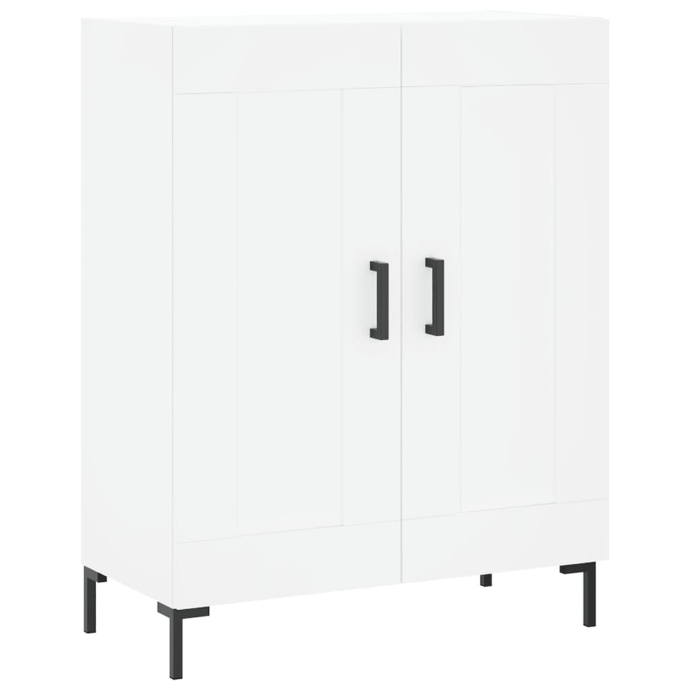 vidaXL 4 Door White Highboard Image 7