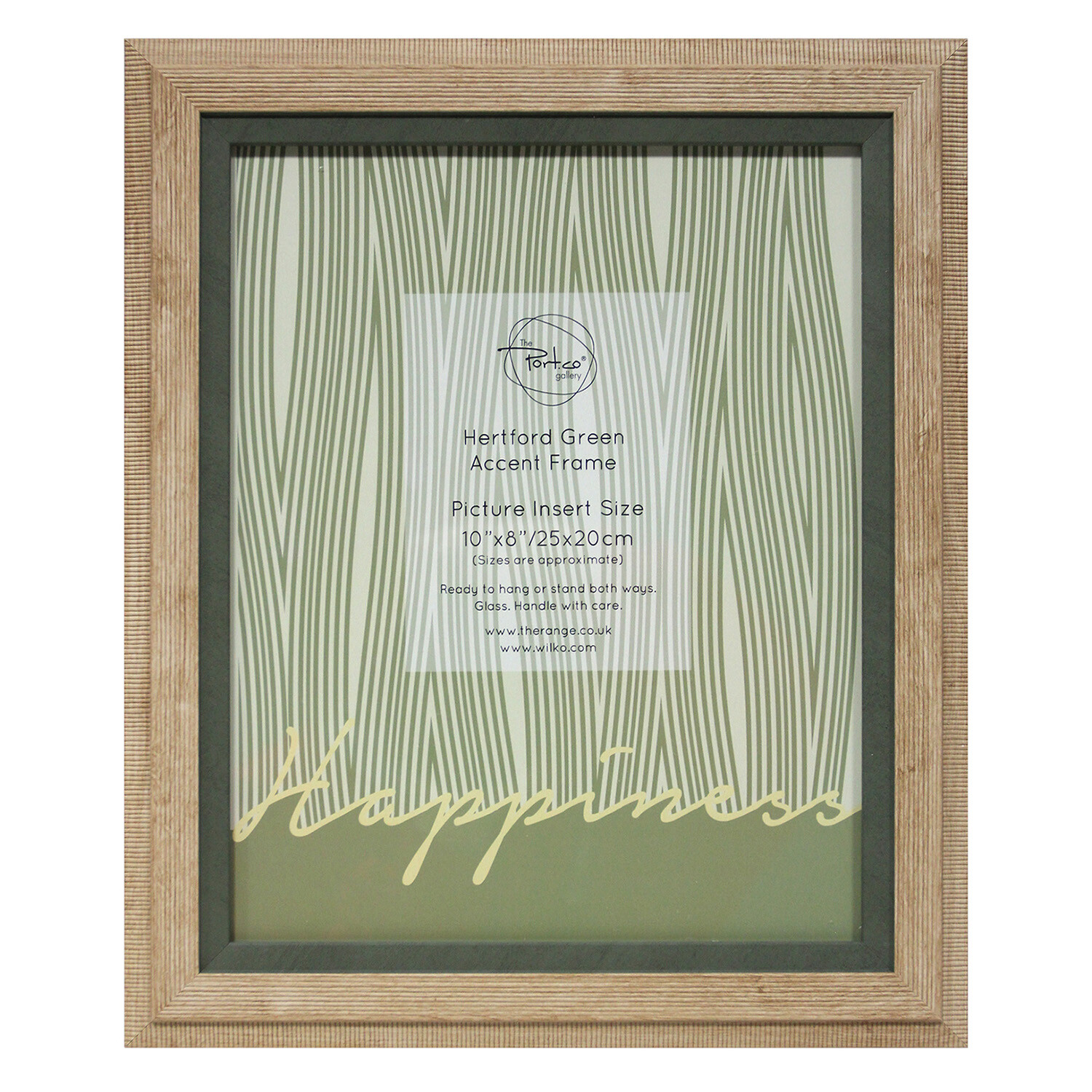 Hertford Green Accent Frame - Natural / 10x8in Image 1