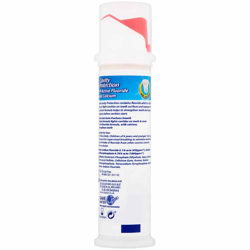Colgate Cavity Protection Regular Toothpaste Pump 100ml Image 3