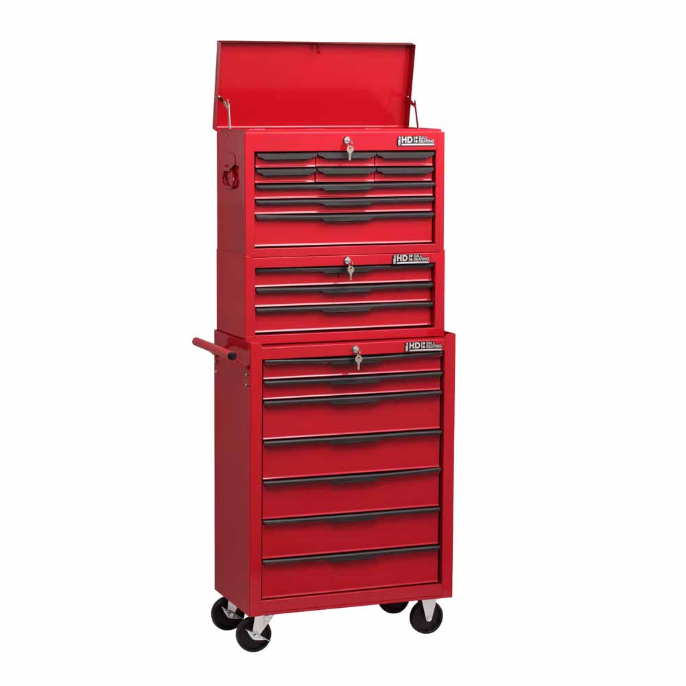 Hilka HD 19 Drawer BBS Tool Chest and Cabinet Set Image 2