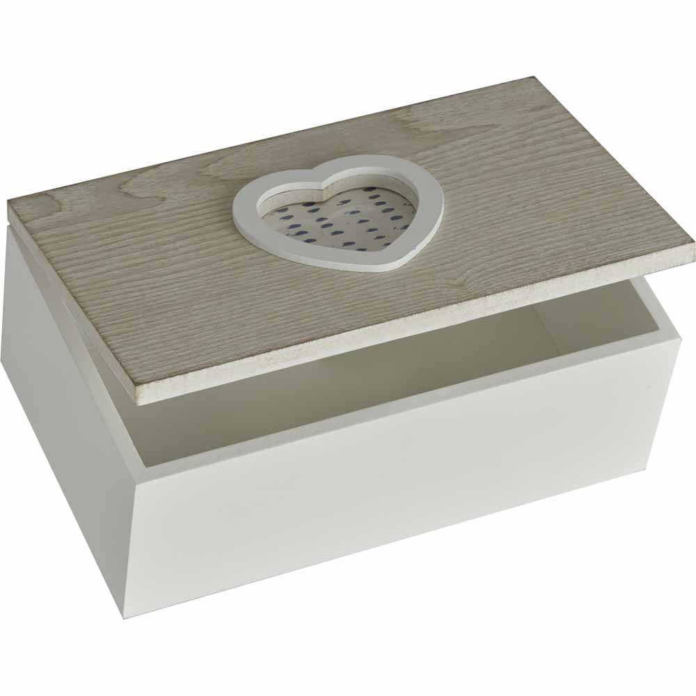 Wilko Heart Jewellery Box Image 2
