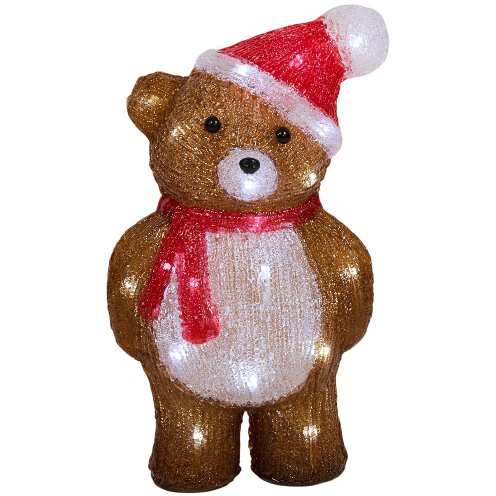 Acrylic LED Christmas Bear Decoration Image 6