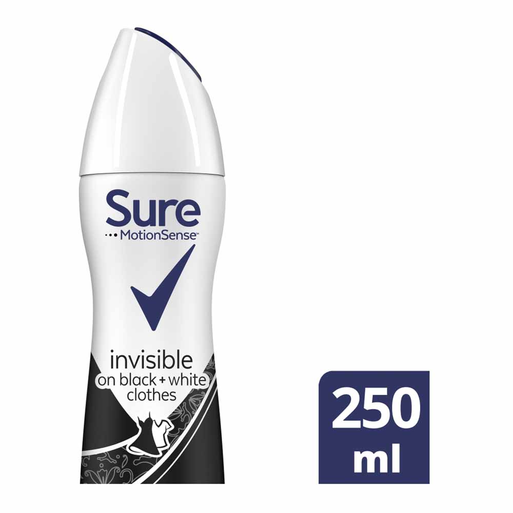 Sure For Women Invisible Anti-Perspirant Deodorant  250ml  - wilko