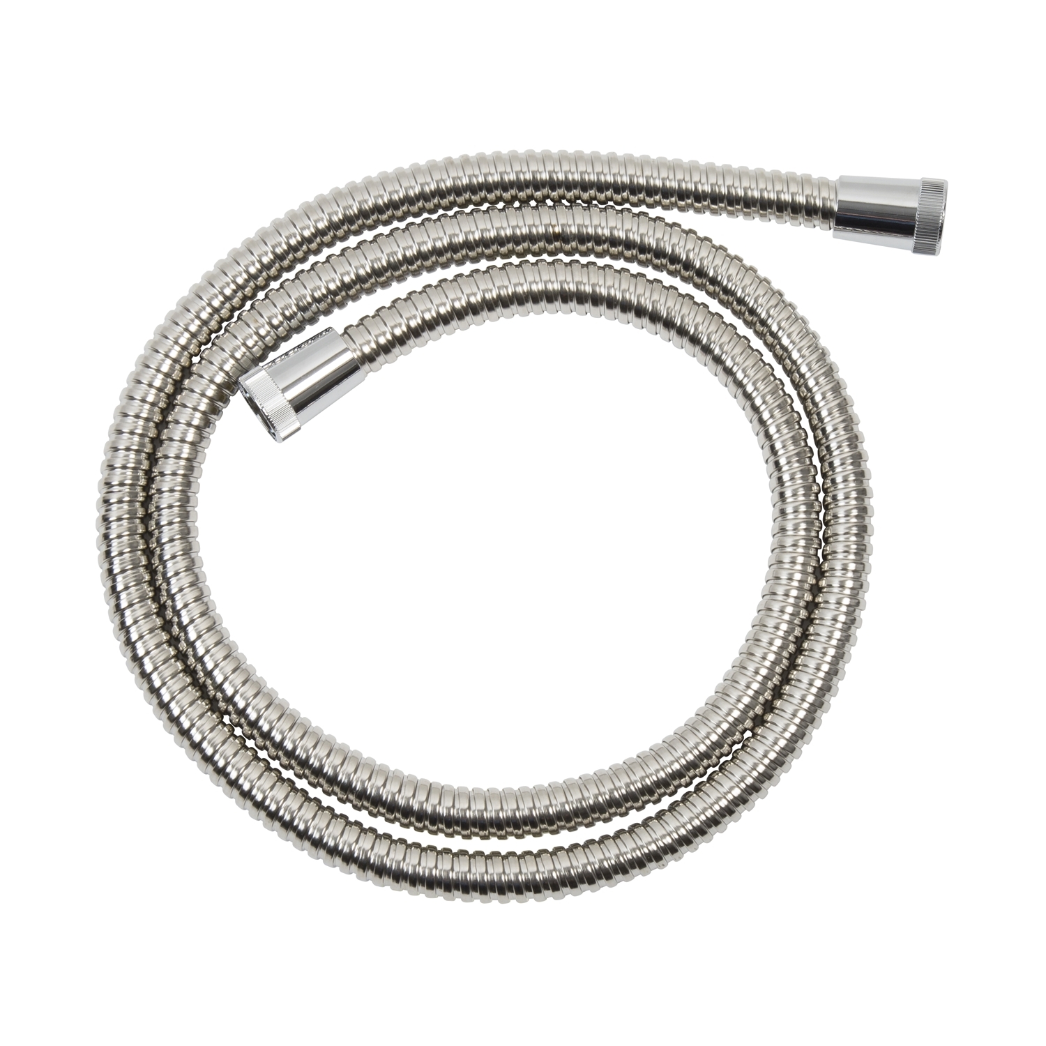 1.5m Stainless Steel Shower Hose - Silver Image