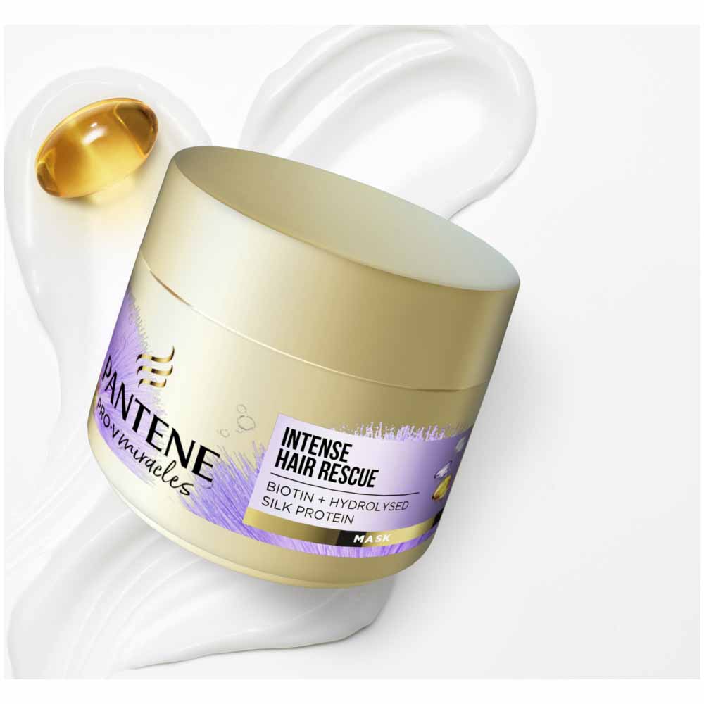 Pantene PRO-V Miracles Intense Hair Rescue Silk Mask 160ml Image 6