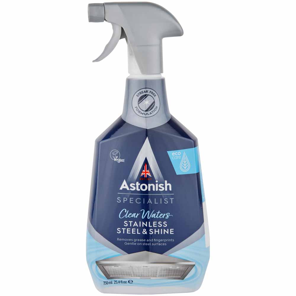 Astonish Premium Stainless Steel Cleaner 750ml Image