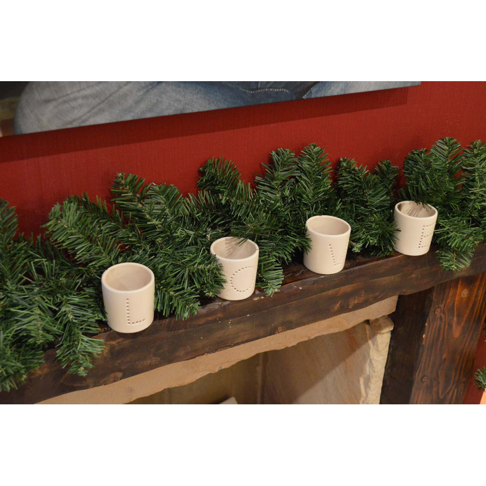 Samuel Alexander Green Imperial Pine Plain Christmas Garland 270cm Image 6