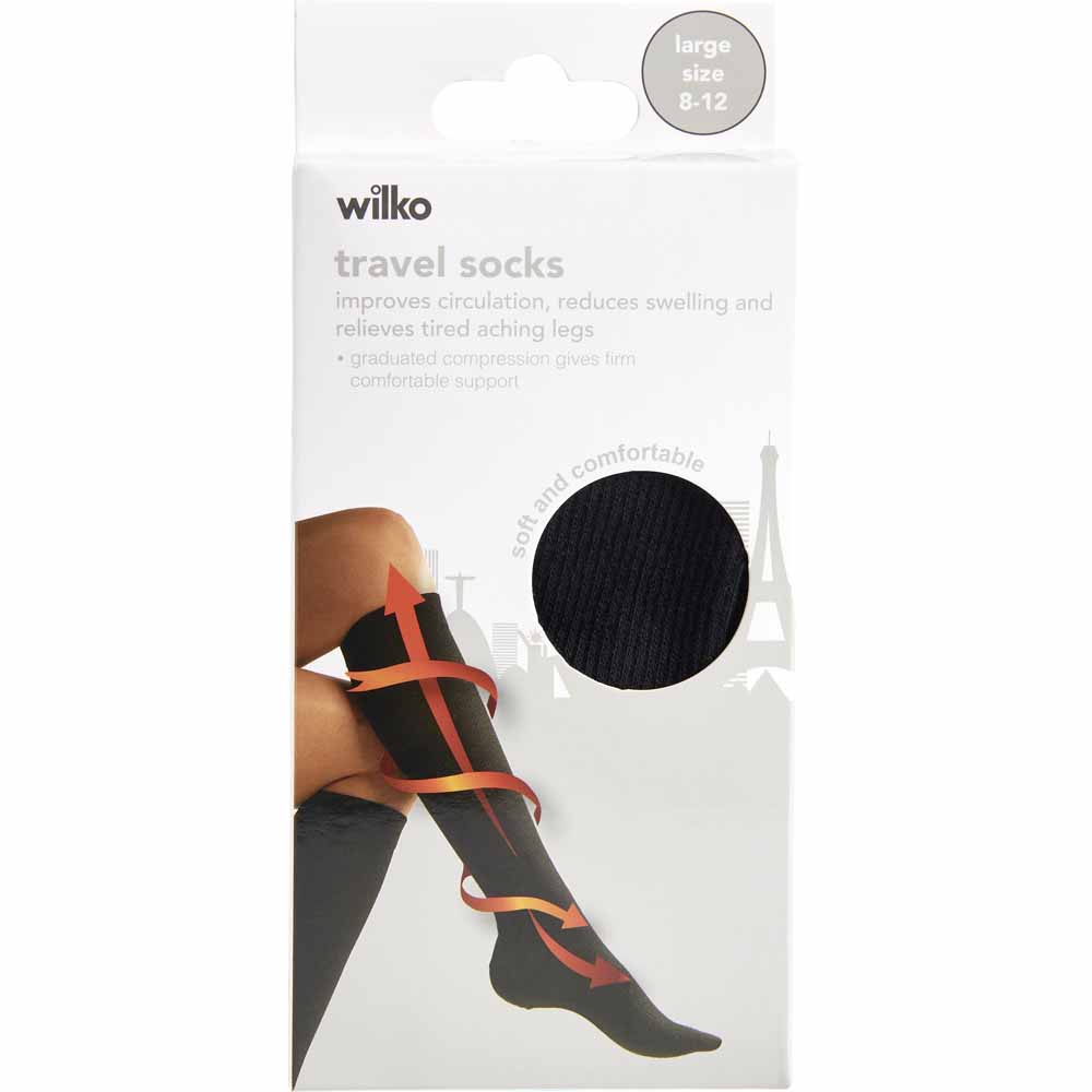 Wilko Travel Socks Image