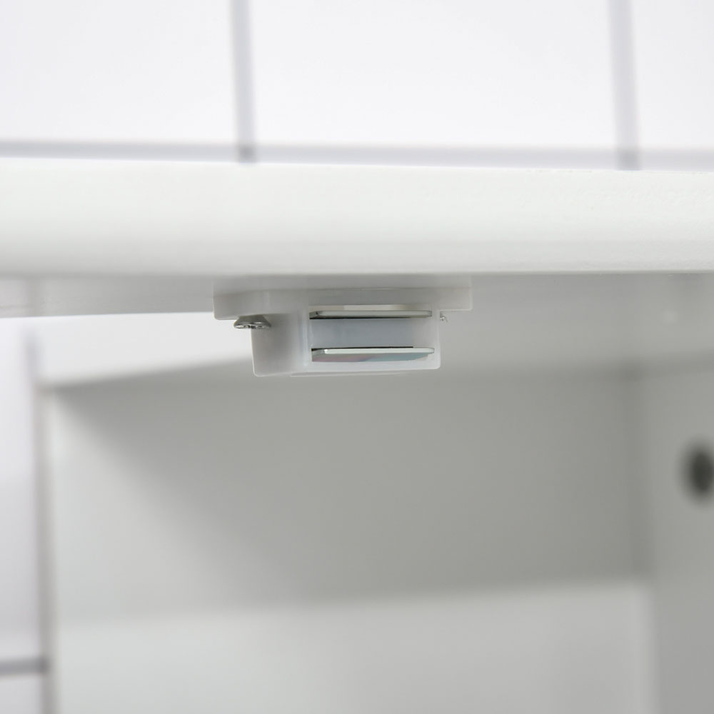 Kleankin Vanity Cabinet White Image 4