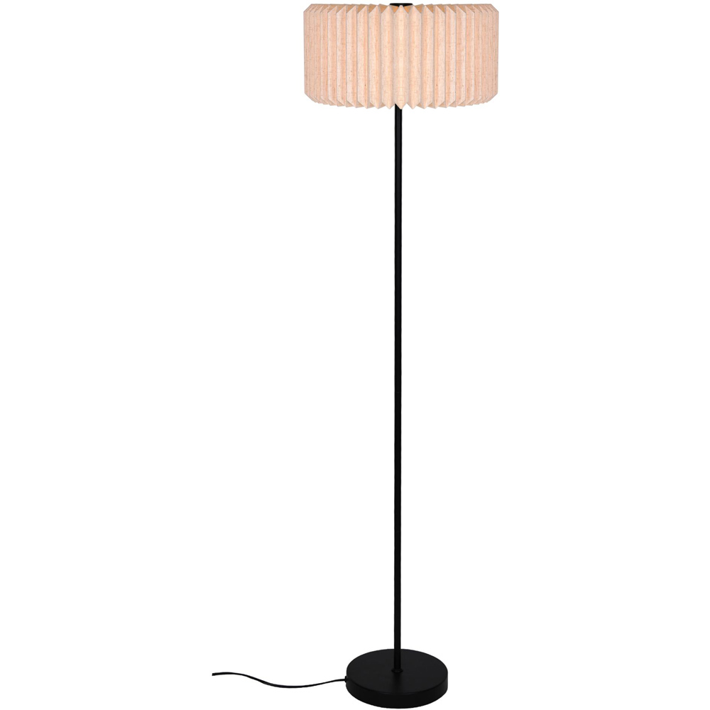 Nordlux Vivienne Black Pleated Floor Light Image 3