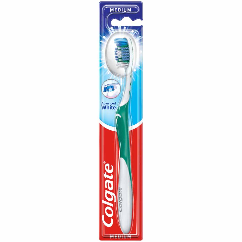 Colgate Advanced White Medium Toothbrush Image 2