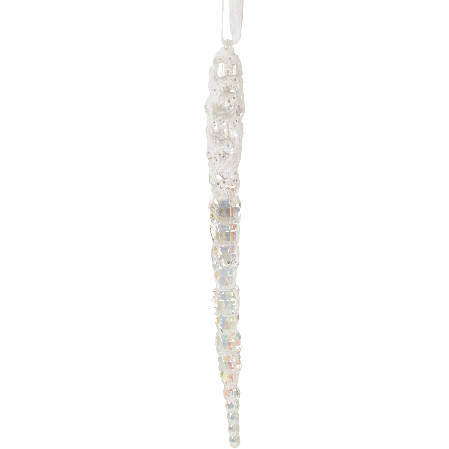 Set of 3 Hanging Frosted Icicles Image 3