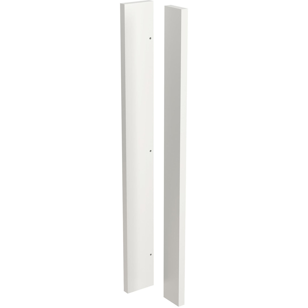 Kitchen Kit Slab Standard White Corner Post 720 x 80 x 80mm Image 1