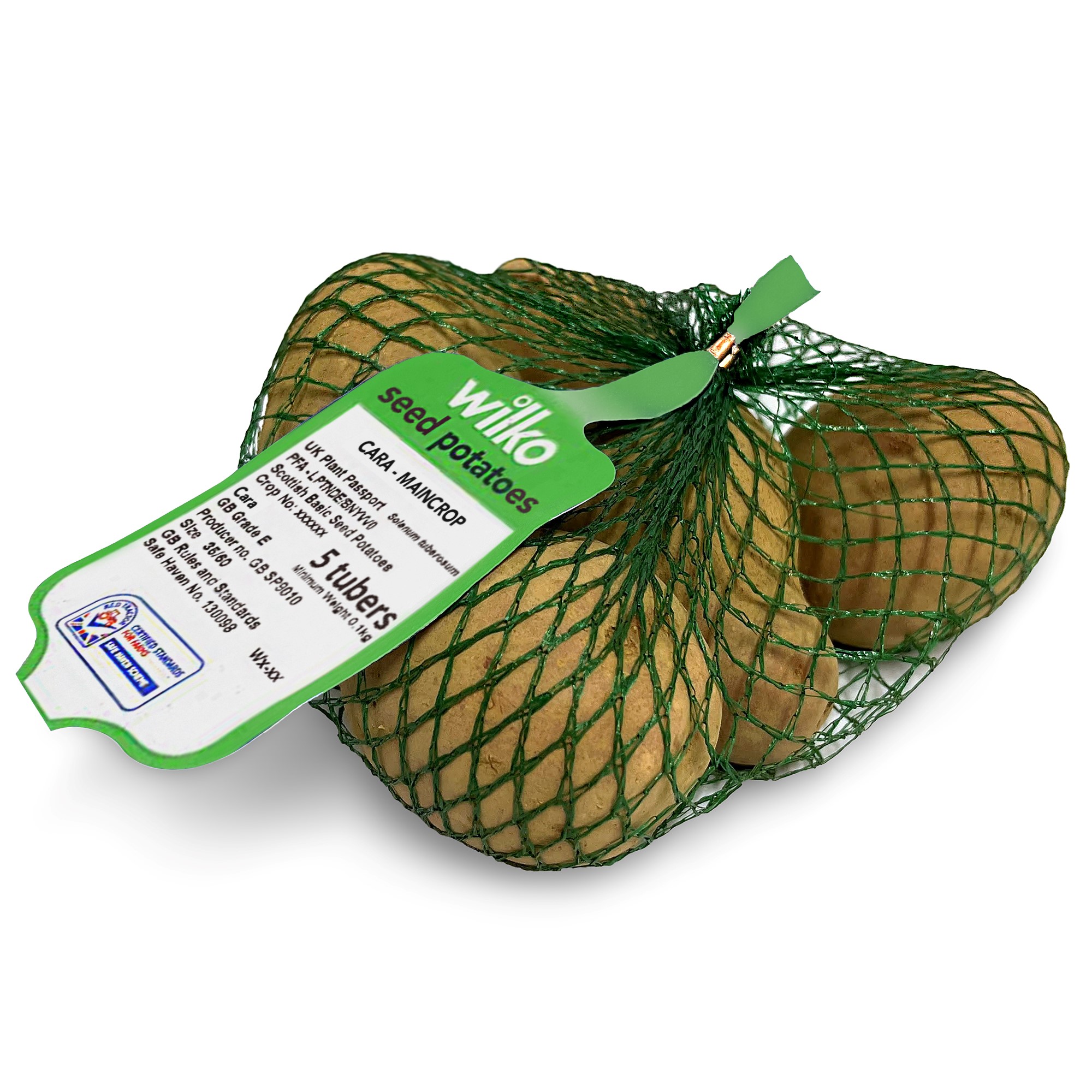 wilko Cara Maincrop Seed Potatoes 5 Pack Image 2