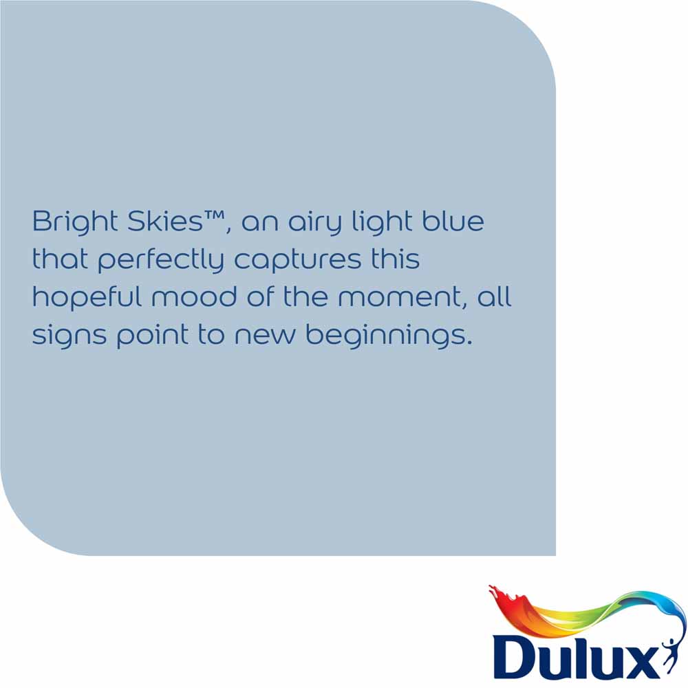 Dulux Wall & Ceilings Bright Skies Matt Emulsion Paint 2.5L Image 3