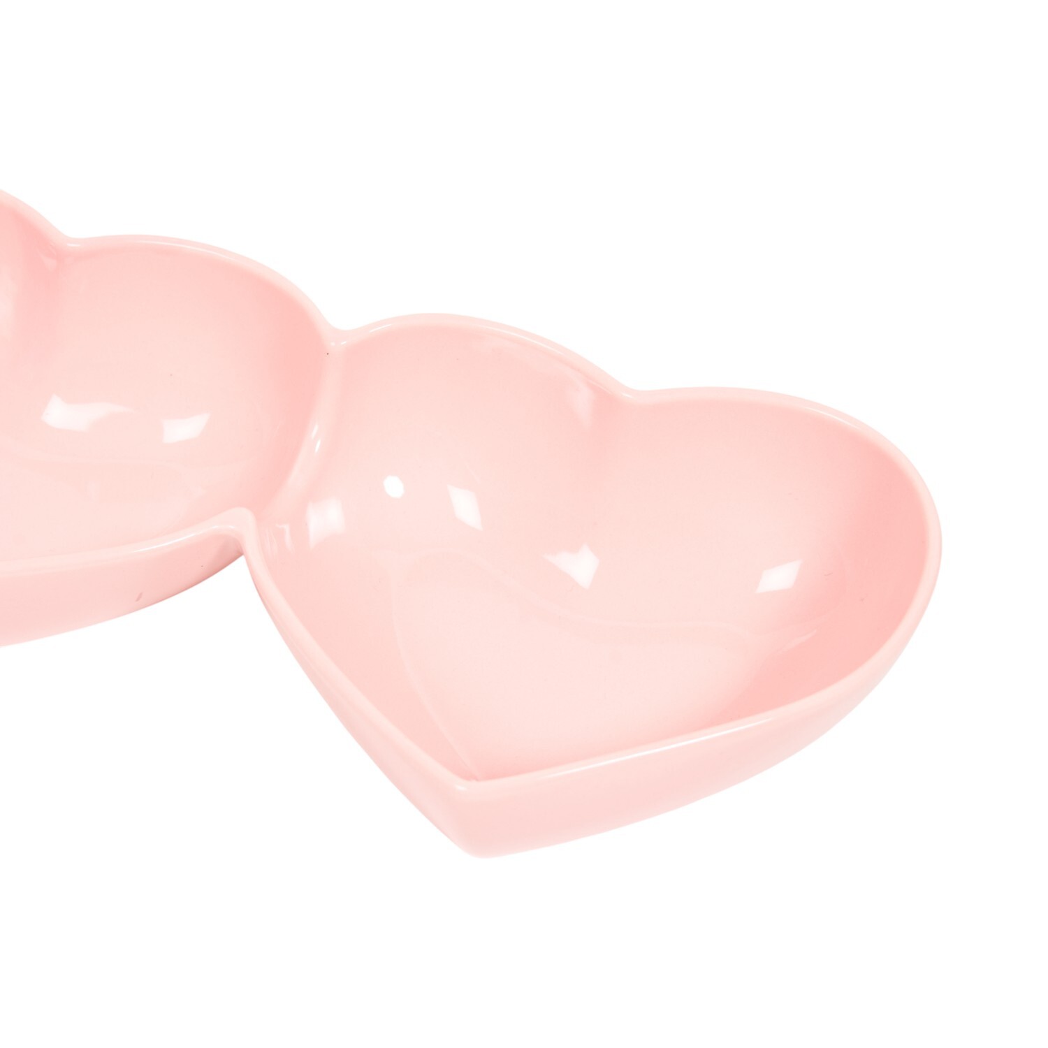 Hearts Serving Bowl Pink Image 6