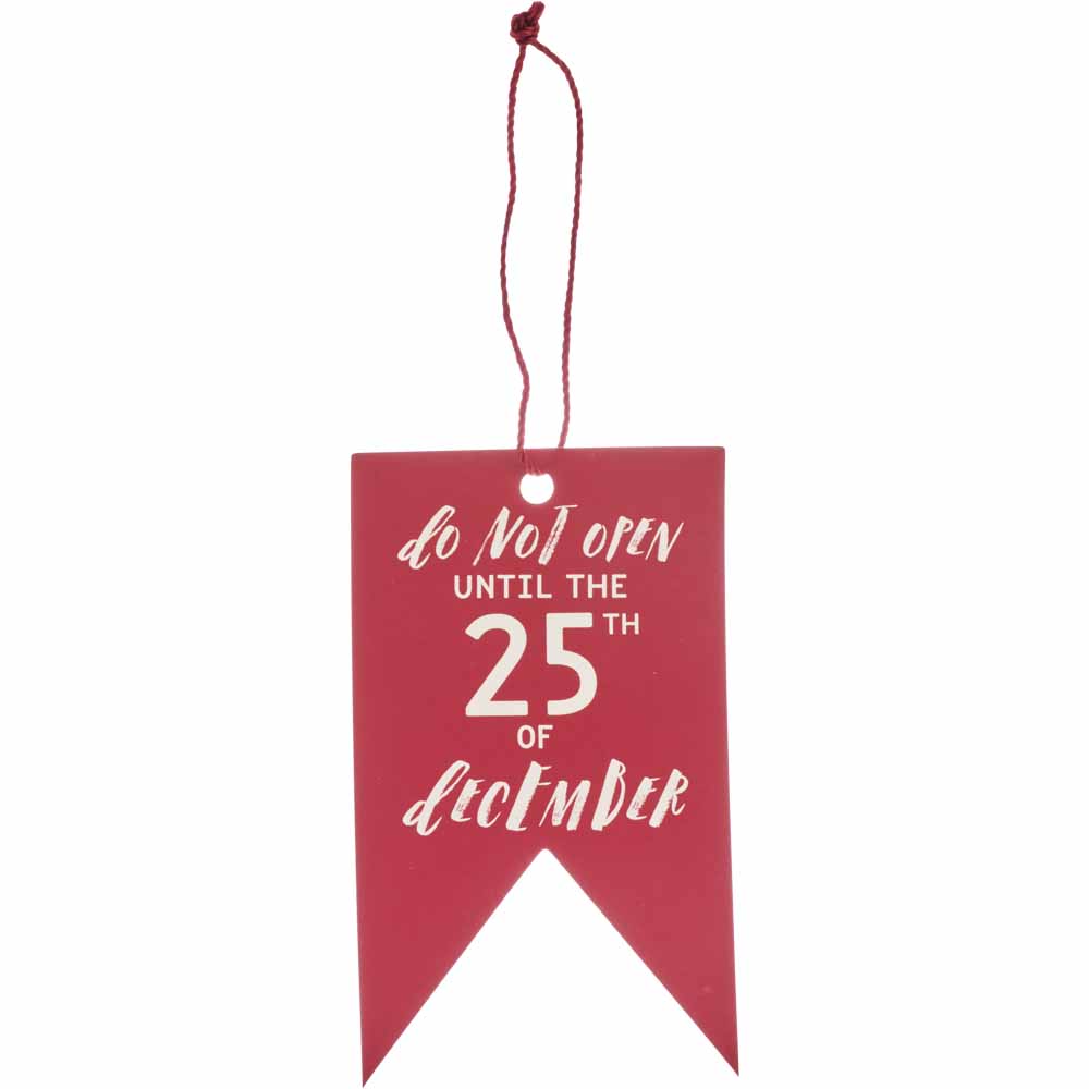 Wilko Alpine Home Text Gift Tags 8 pack Image
