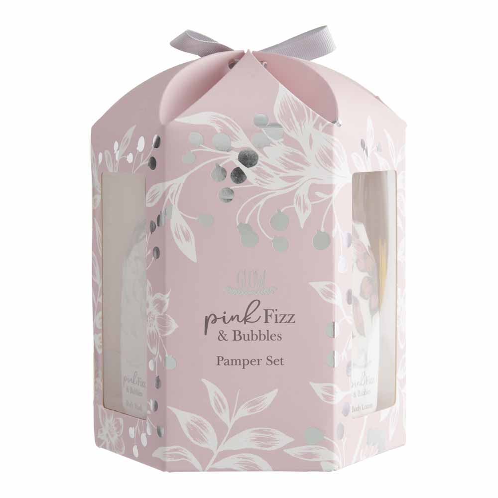 Glow Pink Fizz and Bubbles Pamper Gift Set Image 1