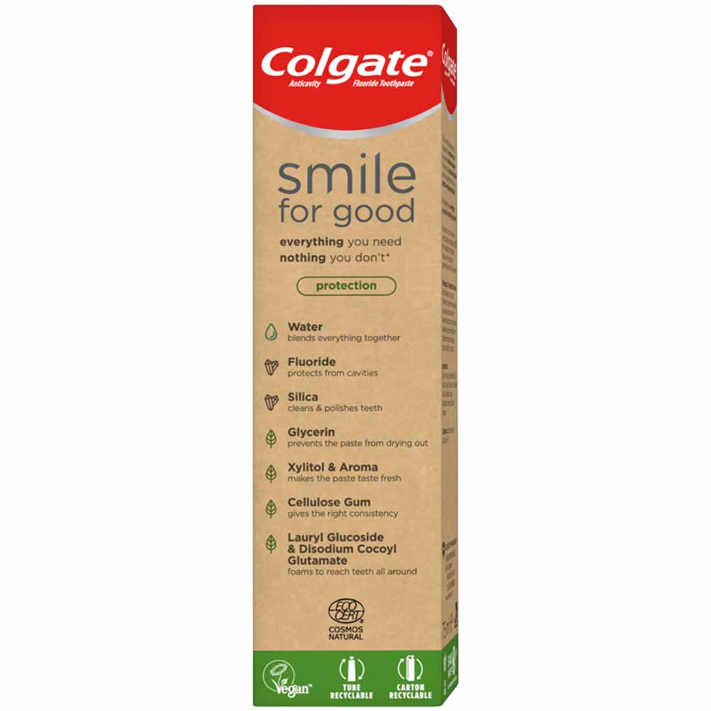 Colgate Smile for Good Protection Toothpaste 75ml Wilko