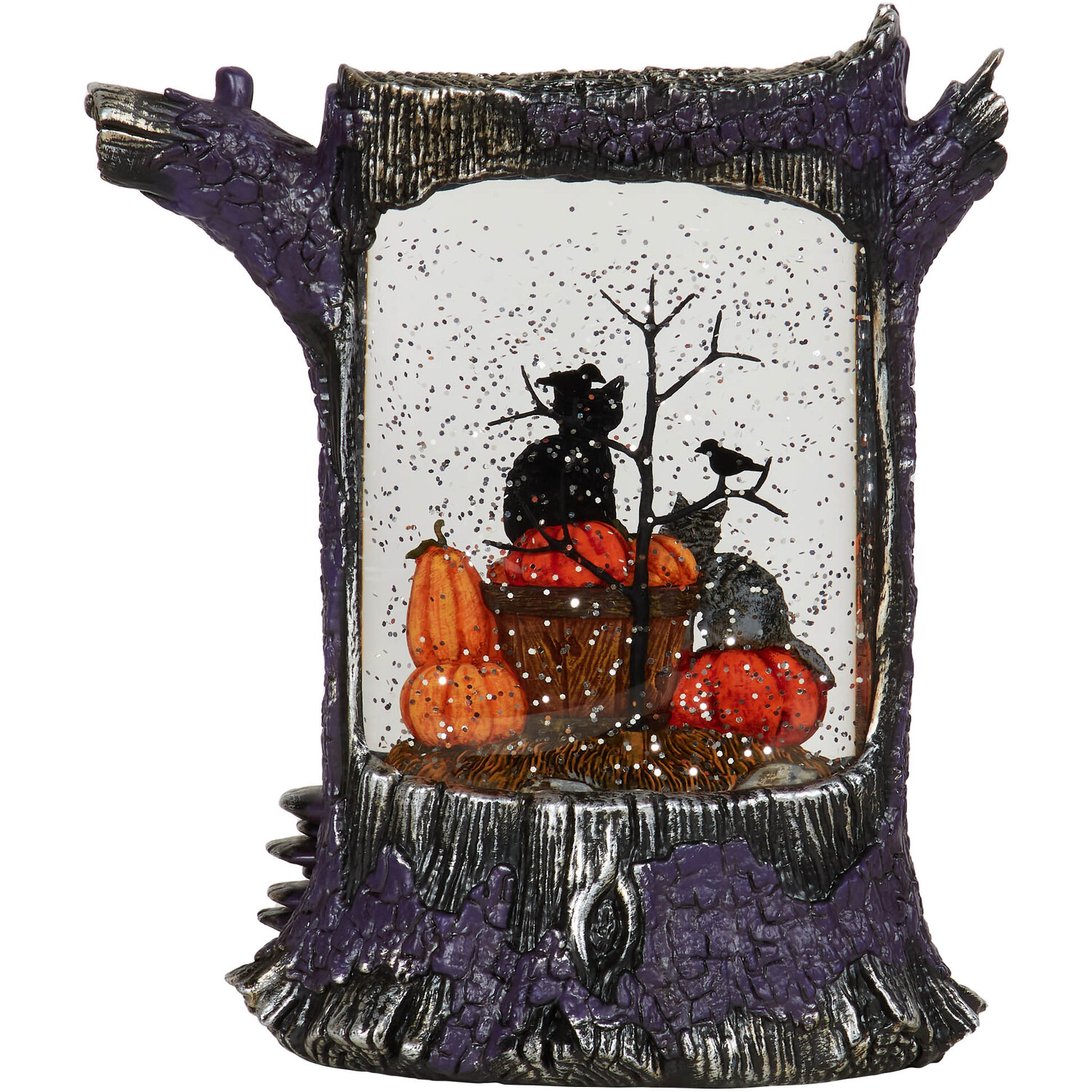 LED Spinning Cat Light Decoration - Black Image 3