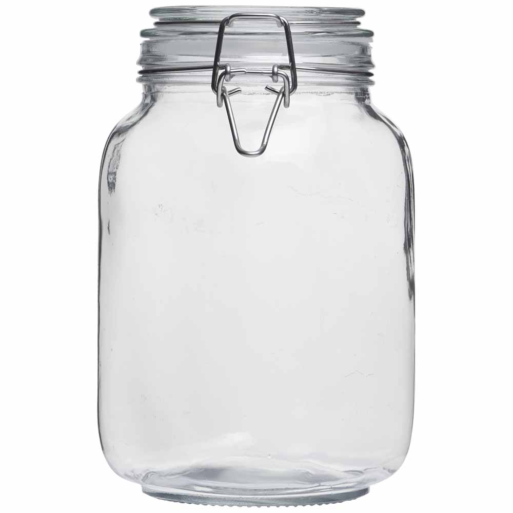 Wilko 1.5L Glass Jar