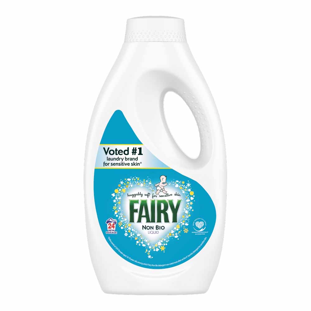Fairy Non Bio Washing Liquid for Sensitive Skin 840ml 24 Washes Image 2