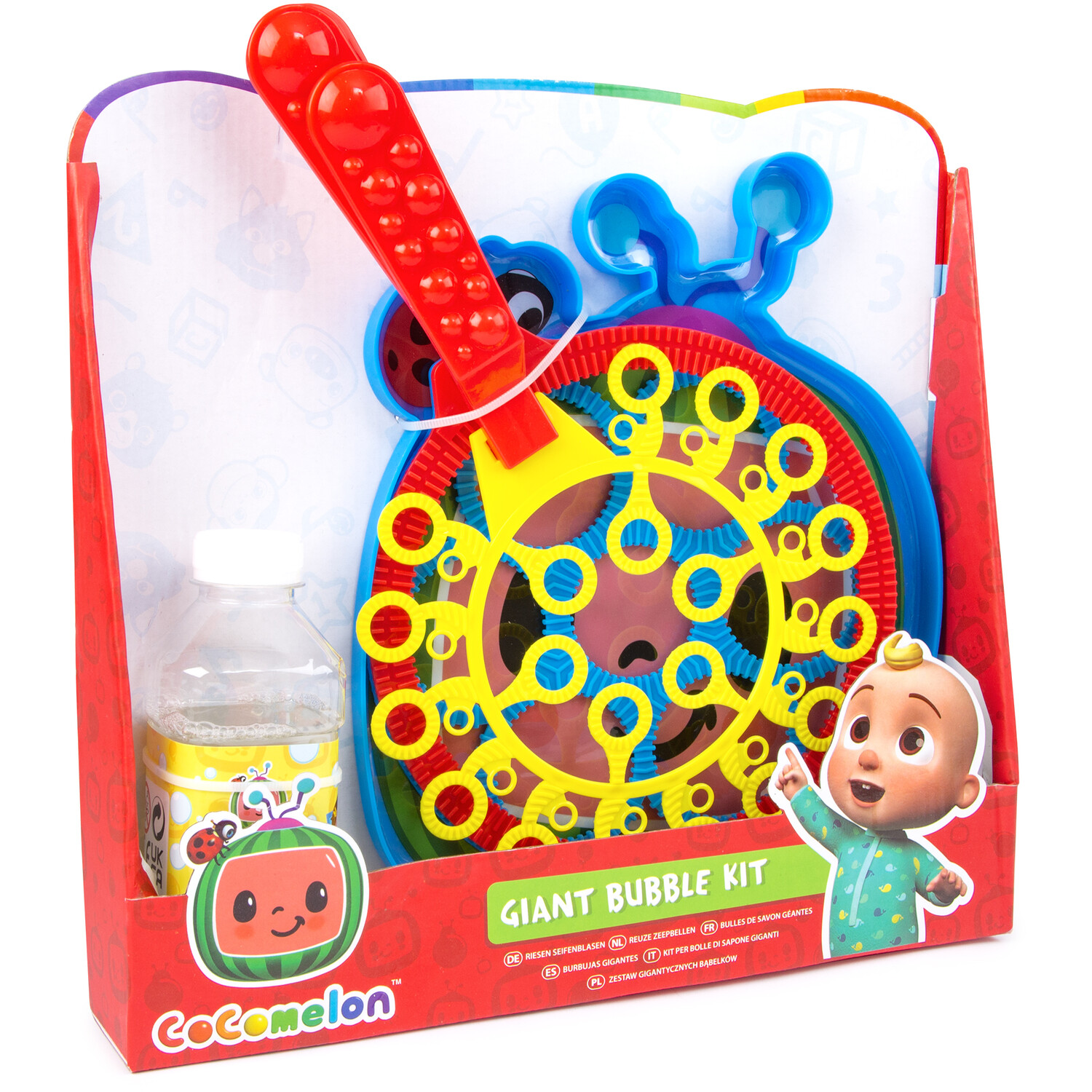 CoComelon Giant Bubble Set - Red Image 1