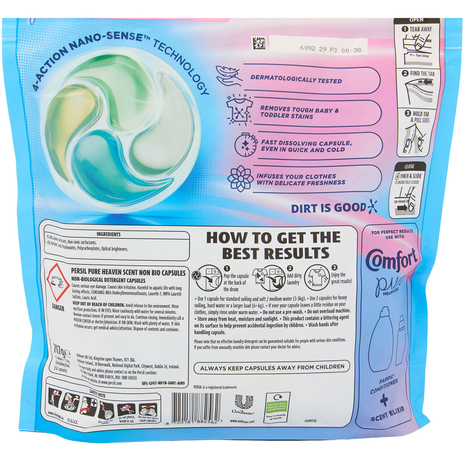 Persil Non Bio Washing Capsules Image 4