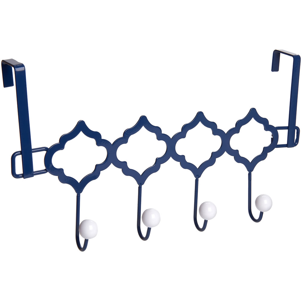 Wilko Navy Blue Over Door Hook Wilko