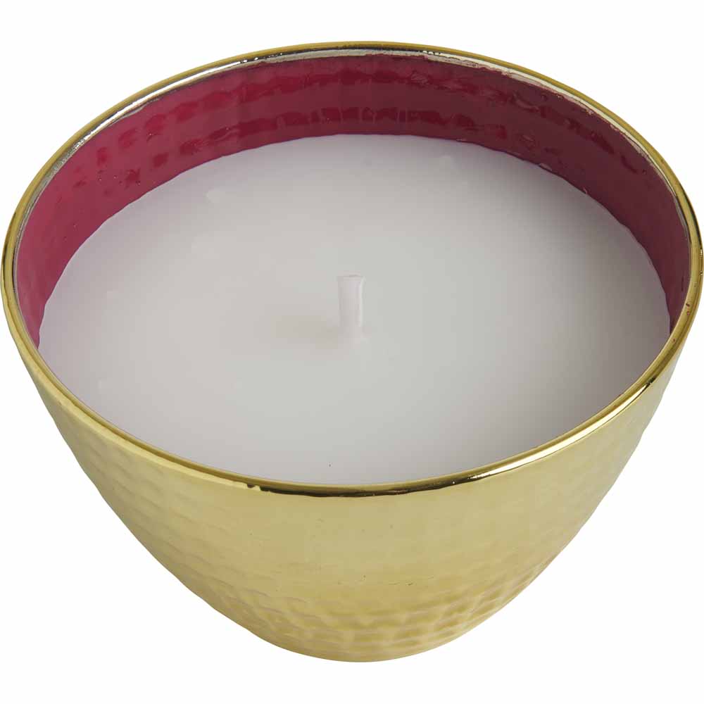 Wilko Easter Delight Hammered Metal Citronella Candle Pot - Twin Pack Image 5