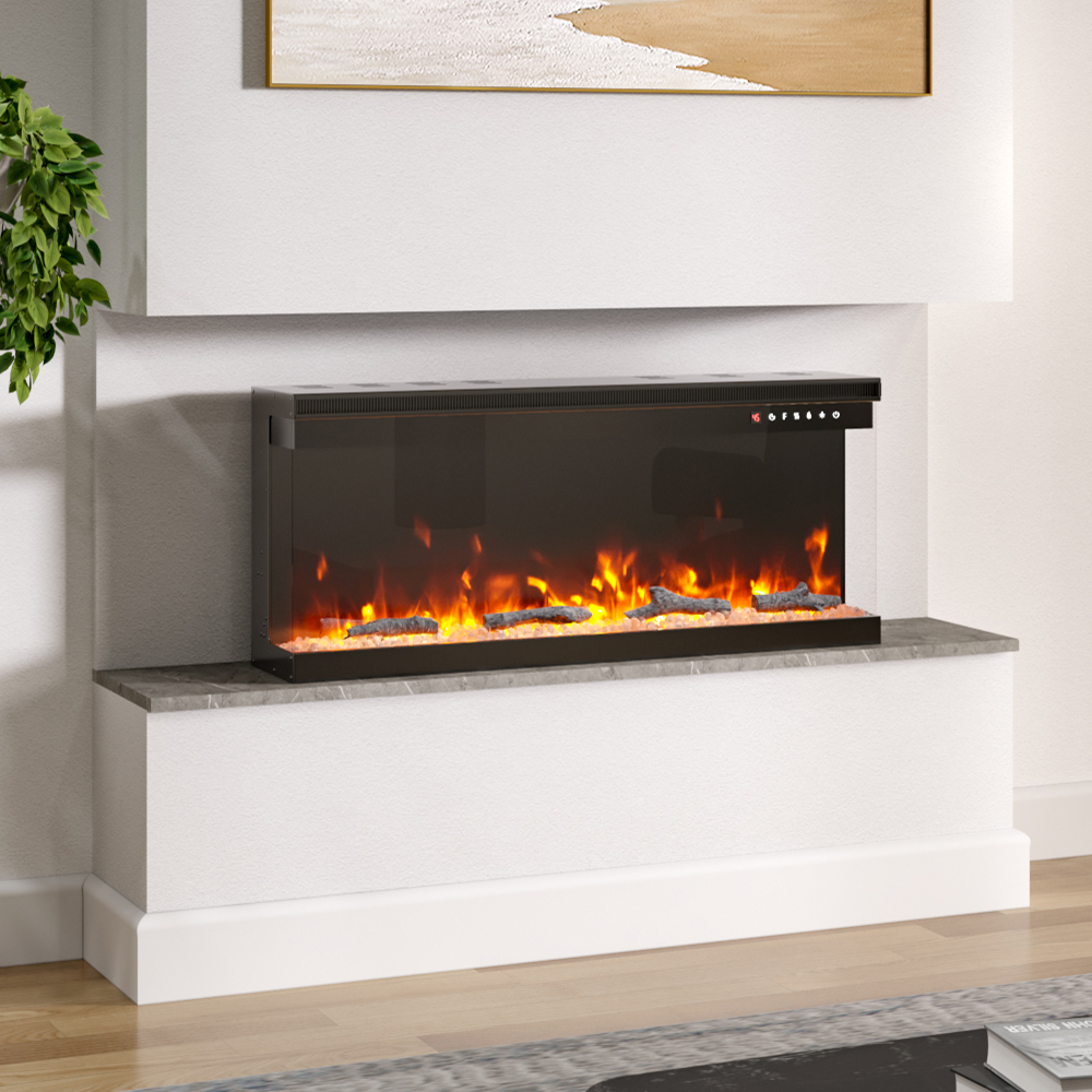 Living and Home Recessed or Freestanding Electric Fireplace 40 Inch Image 7