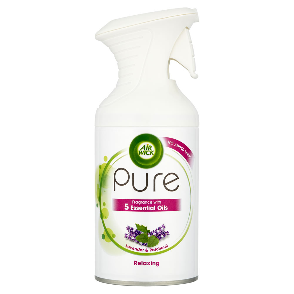 air freshener 250ml Lavender Air Wilko Patchouli  Wick and 250ml Air Freshener Pure  Aerosol air freshener 250ml Lavender Air Wilko Patchouli  Wick and 250ml Air Freshener Pure  Aerosol