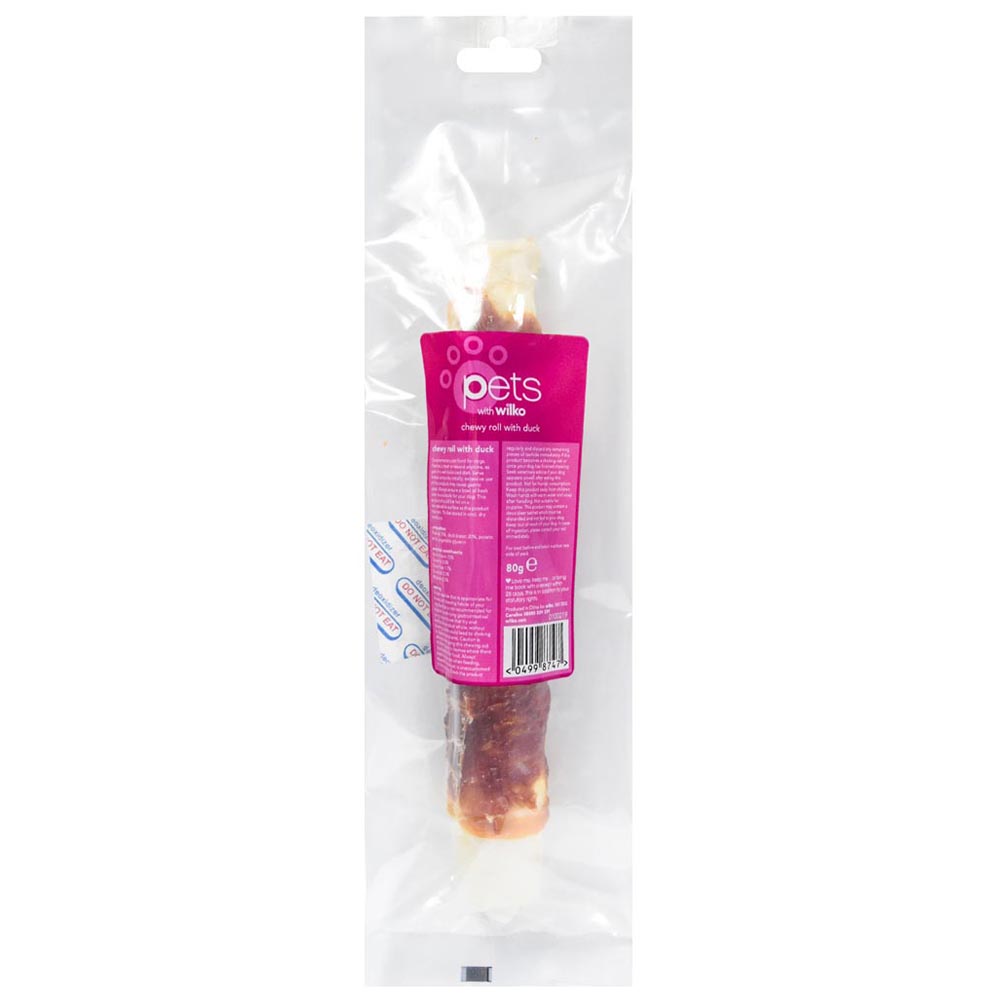 Wilko Chewy Roll with Duck 80g Image 1