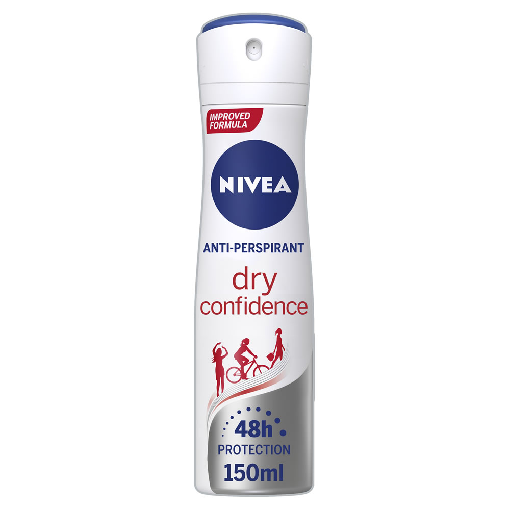 Nivea Dry Confidence AntiPerspirant Deodorant 150ml Wilko
