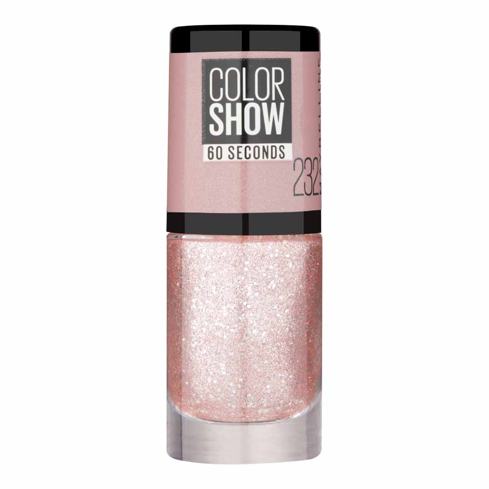 Maybelline Color Show Crystal Nail Polish Rose Chic 10ml Image 1