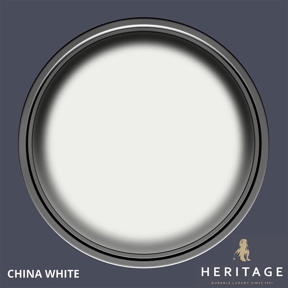 Dulux Heritage Wood and Metal China White Eggshell Paint 750ml Image 3