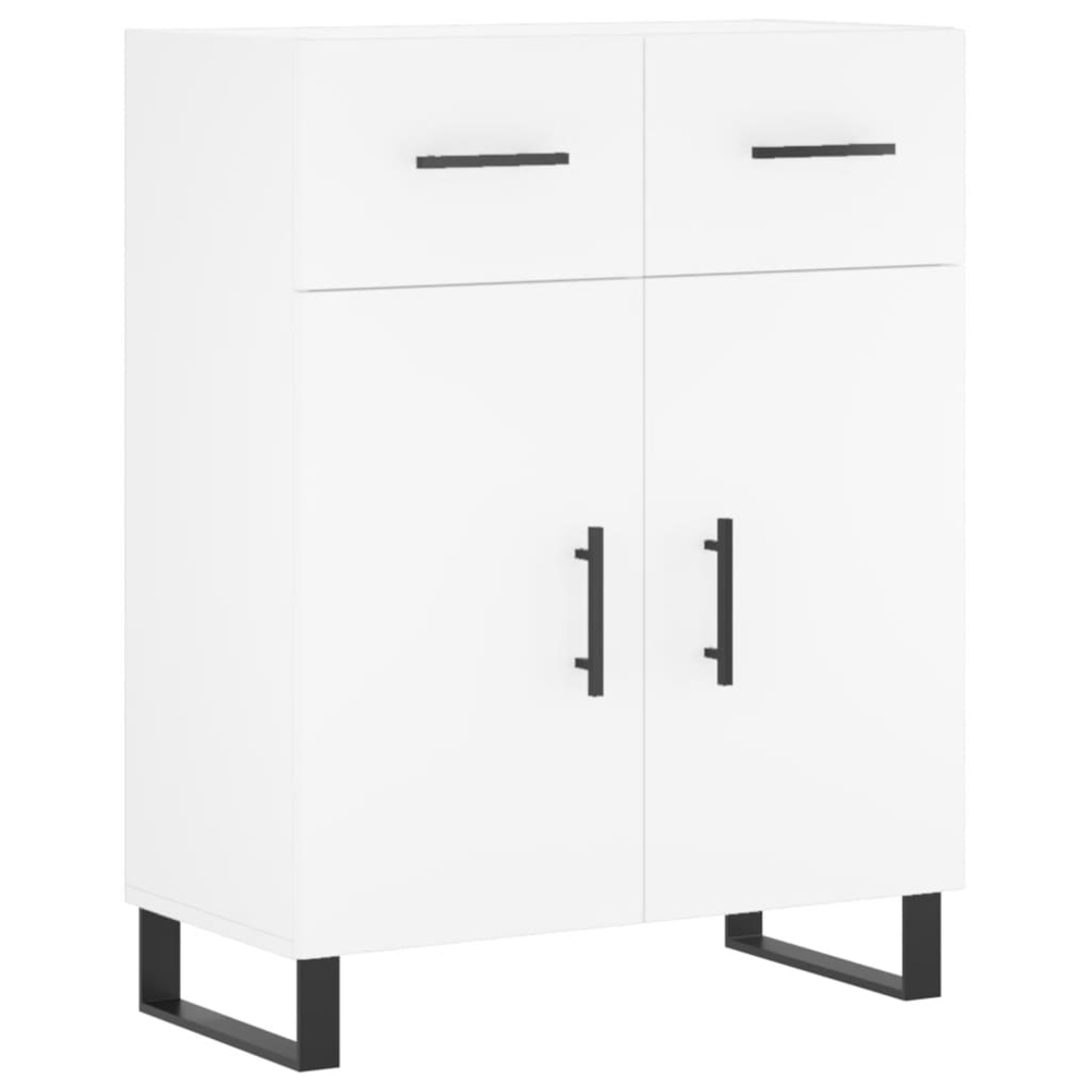 vidaXL 4 Door 2 Drawer White Highboard Image 7