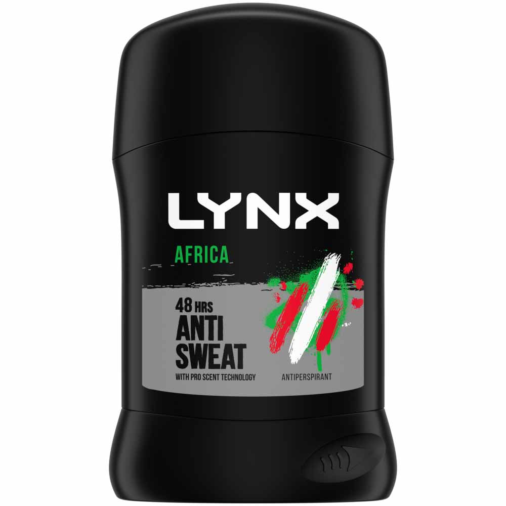 Lynx Africa Anti-Perspirant Dry Stick 50ml Image 2