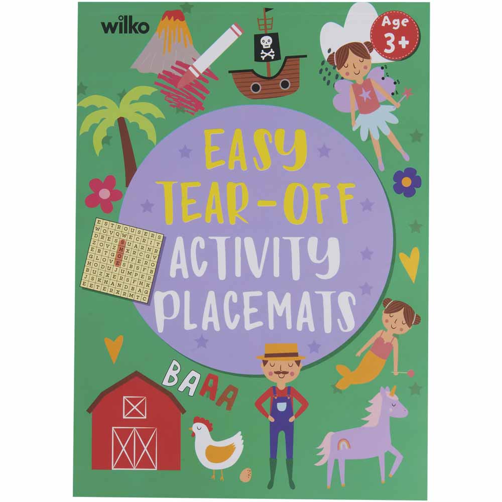 Wilko Tear Off Activity Placemats Image 2