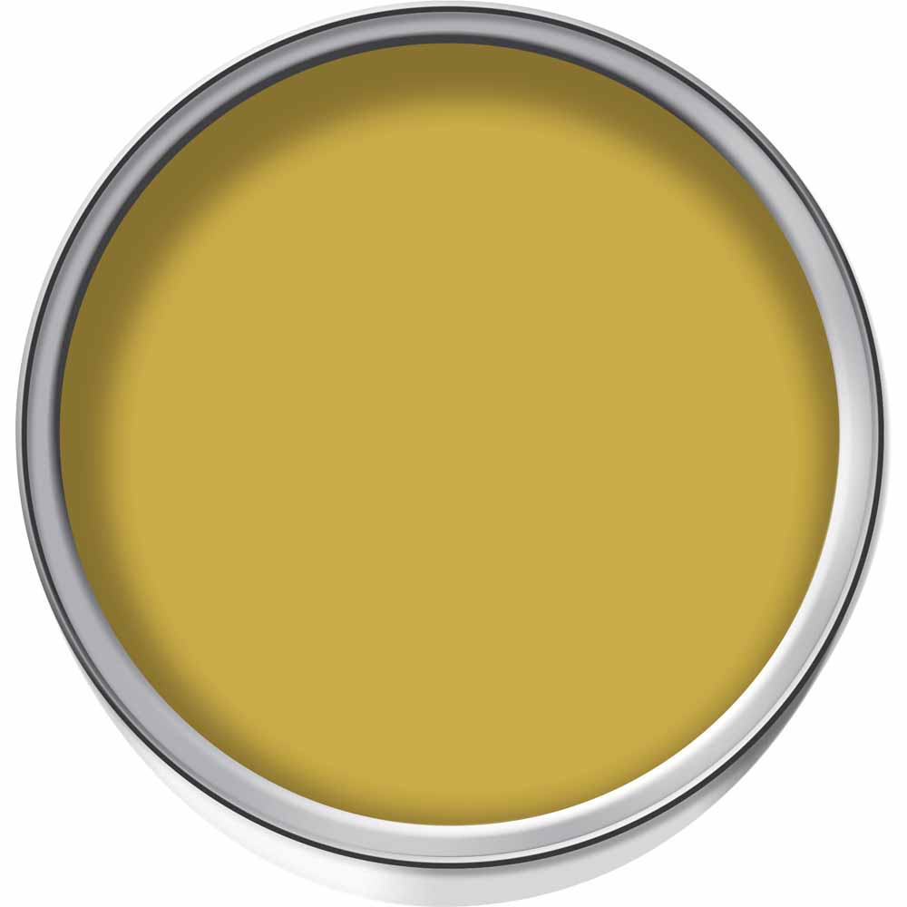 Wilko Retro Yellow Emulsion Paint Tester Pot 75ml Image 2