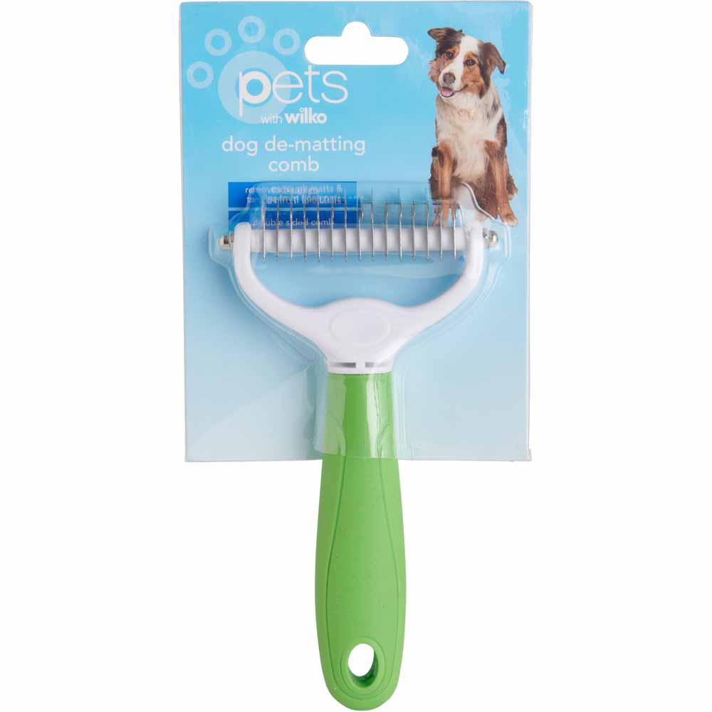 Wilko Dog De-matting Comb Image 1