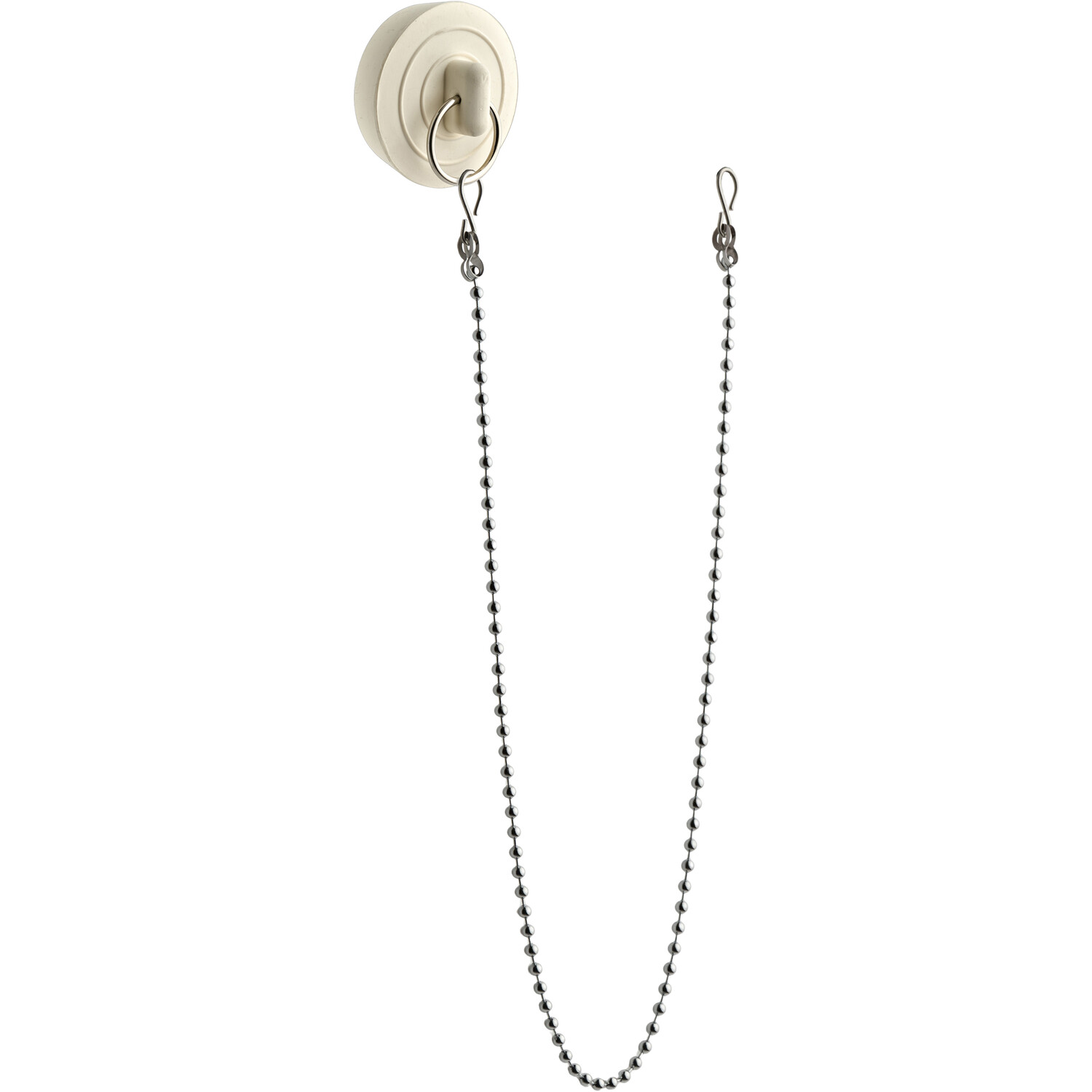 Plastic Basin Plug - White Image 1