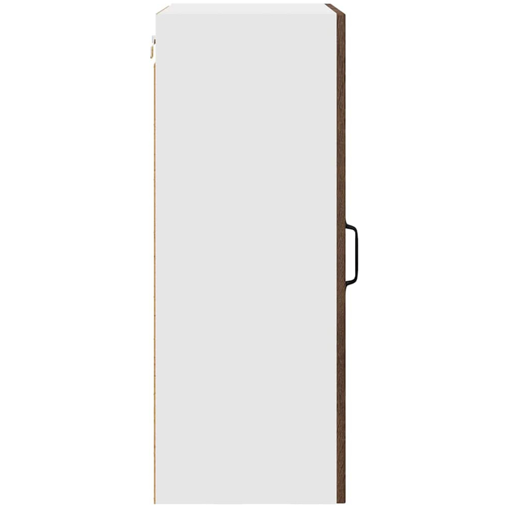 vidaXL Kalmar Single Door Brown Oak Wall Kitchen Cabinet Image 6