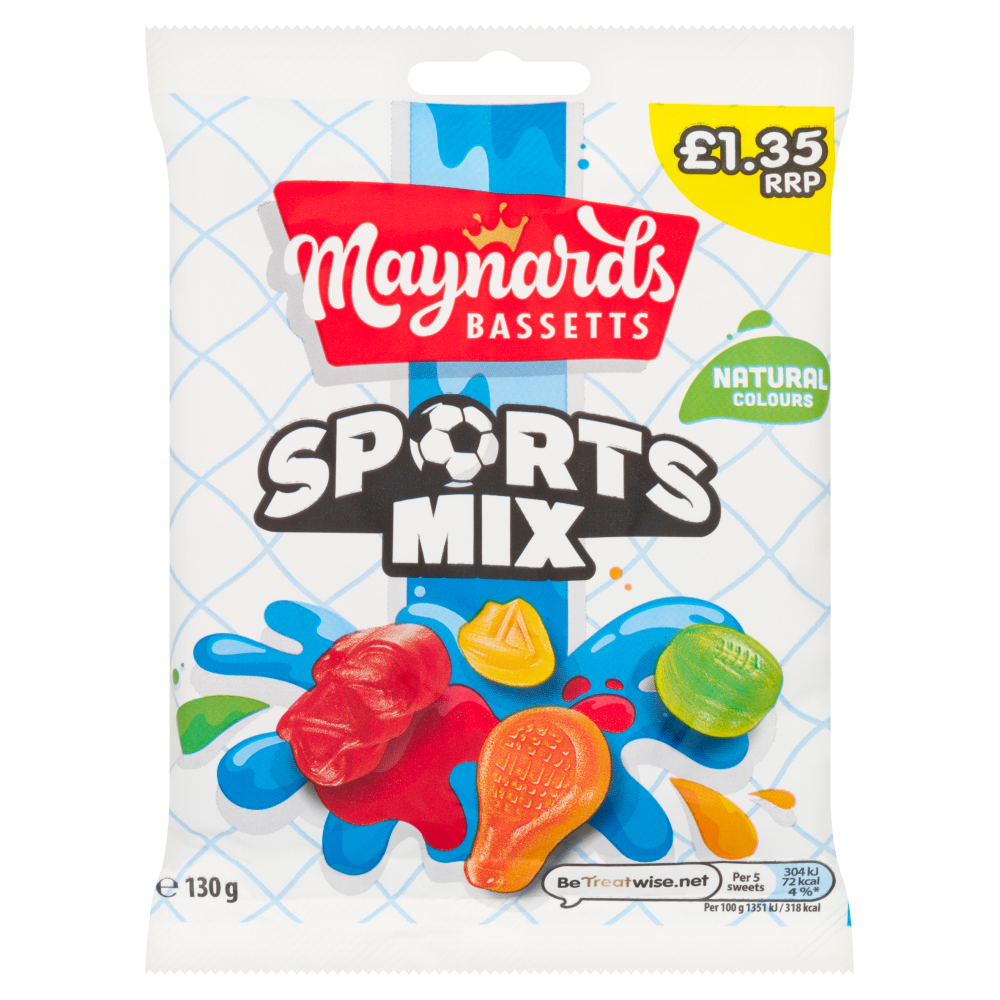 Maynards Bassetts Sports Mix 130g Image