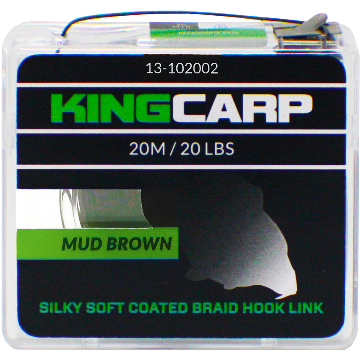 Mud Brown King Carp Coated Braid Hook Link Image 1